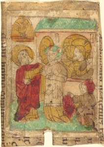 Il rinnegamento di Pietro, c. 1455-1465 da Unbekannt