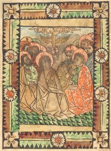La discesa dello Spirito Santo, c. 1450 da Unbekannt