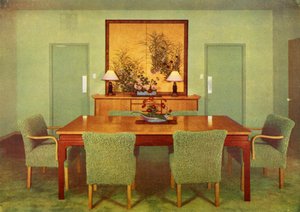 La Sala da Pranzo - Paul T. Frankl, Beverly Hills, California, 1941 da Unbekannt