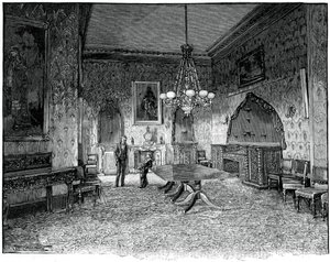 La sala da pranzo, Kilkenny House, Irlanda da Unbekannt