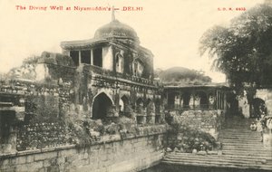 Il pozzo per immersioni a Niyamudddins - Delhi da Unbekannt