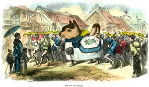 Il cane di Himura, Giappone, 1872 da Unbekannt