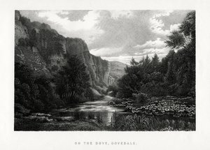 La colomba, Dovedale, Derbyshire, 1896 da Unbekannt