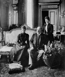 La vedova imperatrice di Russia, re Edoardo VII e regina Alessandra, maggio 1900-1964 da Unbekannt