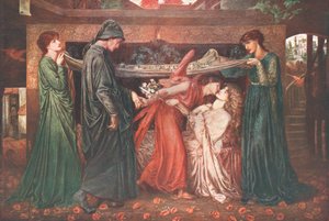 Il Sogno di Dante, c1871, c1902 da Unbekannt