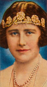 La Duchessa di York al momento del suo matrimonio, 1923 da Unbekannt