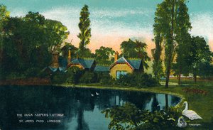 Il Cottage del Guardiano delle Anatre, St. James Park, Londra, 1907 da Unbekannt