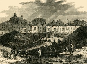 I cumuli di polvere, Somers Town, nel 1836, c1876 da Unbekannt