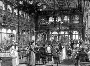 Il ristorante Duval sul Quai de Billy, Parigi, 1889 da Unbekannt