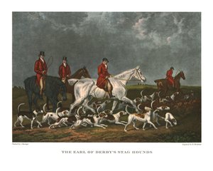 I cani da caccia del conte di Derby, inizio XIX secolo, c1955 da Unbekannt