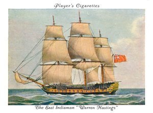 La nave East Indiaman Warren Hastings, 1936 da Unbekannt