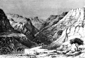 La Gola di Egueri, Nord Africa, 1895