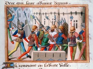 Gli inglesi cacciati da Parigi, aprile 1436, 1484 da Unbekannt