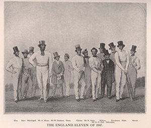 La squadra di cricket inglese del 1846, 1912 da Unbekannt