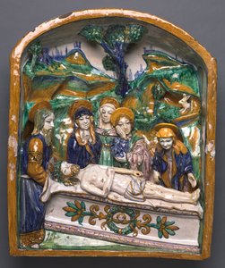 La sepoltura, fine 1400 da Unbekannt