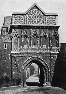 La porta di Ethelbert, Norwich, 1892 da Unbekannt