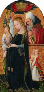 La Madonna in attesa con San Giuseppe, c. 1425-1450 da Unbekannt