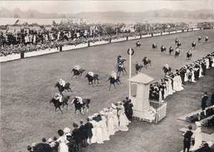 Il traguardo per la Royal Hunt Cup, c1903 da Unbekannt