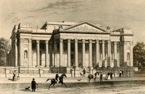 Il Fitzwilliam Museum, Cambridge, c1835 da Unbekannt