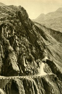 Il Passo Flexen, Vorarlberg, Austria, c1935 da Unbekannt