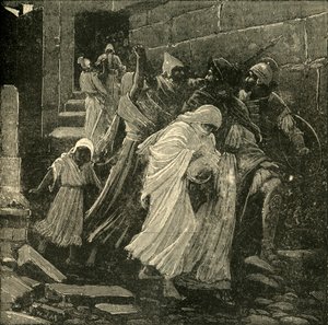 La fuga di Sedecia, 1890 da Unbekannt