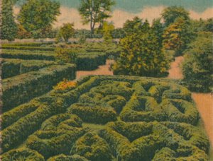 Il giardino dei fiori, vista generale, 1946
