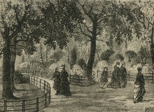 I sentieri dei fiori, Kensington Gardens, c1876