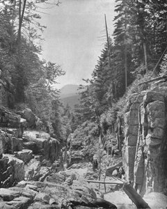 La Gola, Montagne Bianche di Franconia, New Hampshire, USA, c1900 da Unbekannt