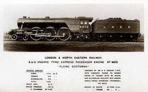 La locomotiva a vapore Flying Scotsman da Unbekannt