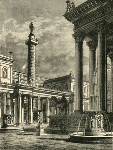 Il Foro e la Colonna di Traiano (restauro) da Unbekannt