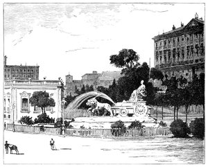 La Fontana di Cibele, Madrid, 1900 da Unbekannt
