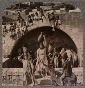 La Fontana della Vergine, Nazareth, c1900