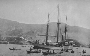 La Fram lascia Bergen, 1893, 1897 da Unbekannt