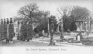 I giardini francesi, Chatsworth House, Derbyshire da Unbekannt