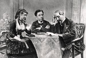 La famiglia imperiale francese in esilio, Chislehurst, Kent, 1871-1873 da Unbekannt