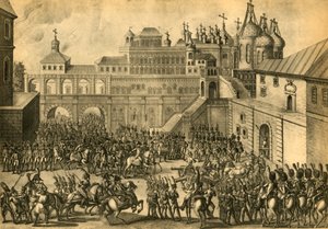 I francesi entrano nella città di Mosca, settembre 1812, 1921