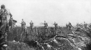 I francesi lanciano la loro offensiva, 2ª Battaglia della Champagne, Francia, 25 settembre 1915 da Unbekannt