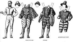 La Galleria del Costume Britannico: Abito Indossato alla Fine del XVI Secolo