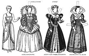 La Galleria del Costume Britannico: Abito indossato alla fine del XVI secolo