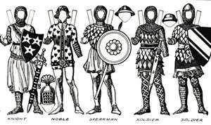 La Galleria del Costume Britannico: Abito indossato durante il regno del primo Edoardo, c1934 da Unbekannt