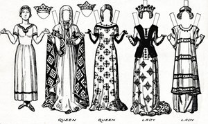 La galleria del costume britannico: abito indossato durante il regno del primo Edoardo, c1934 da Unbekannt