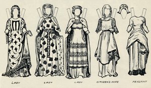 La galleria del costume britannico: Come si vestivano gli inglesi al tempo di Re Giovanni, c1934 da Unbekannt
