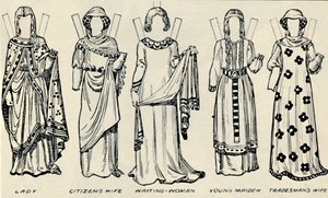 La Galleria del Costume Britannico: Cosa indossavano uomini e donne ai tempi di Enrico III, c1934 da Unbekannt