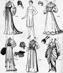 La galleria del costume storico: abiti indossati durante il ventesimo secolo da Unbekannt
