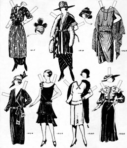 La galleria del costume storico: abiti indossati durante il ventesimo secolo da Unbekannt