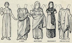 La galleria del costume storico: cosa indossavano i Britanni e i Romani, c1934 da Unbekannt