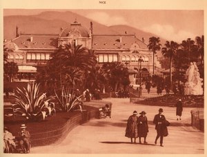 I giardini e il casinò, Nizza, 1930