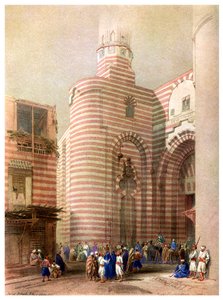 La porta di El Metwalli, Il Cairo, Egitto, c1829