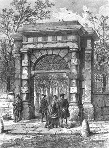 Il portale di St Giless, 1897 da Unbekannt