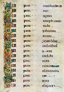 La genealogia di Cristo, 800 d.C., XX secolo da Unbekannt